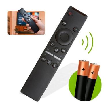Imagem de Controle Remoto Para Tv Samsung Smart 4k Netflix Prime Globoplay + 2 P