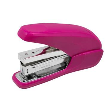 Imagem de Grampeador Mesa Plástico Power Saver 25 Folhas Rosa - BRW - GP0201