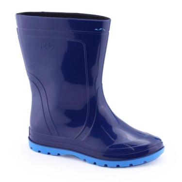 Imagem de Bota Galocha Infantil Jetsky Grendene 00348 Impermeável, Azul, 29
