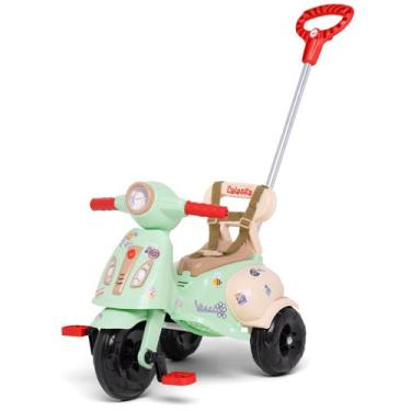 Imagem de Triciclo de Passeio 2em1 Vespita Capri c/ Empurrador e Pedal - Calesit