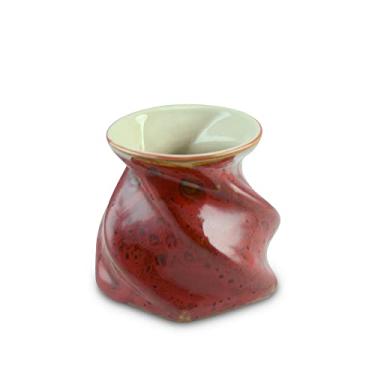 Imagem de Ceraflame Vaso de Cerâmica Camelia 9,5cm Vermelho Reagente - Decor