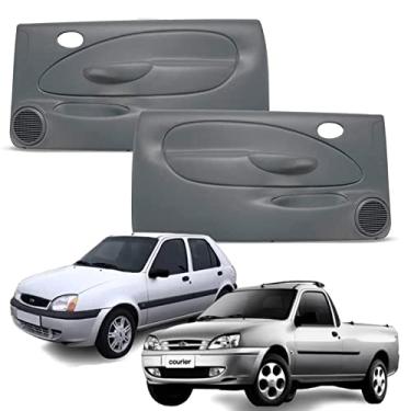 Imagem de FORRO PORTA DIANT FIESTA COURIER 03-08 2 P ELÉTRICO C/TELA