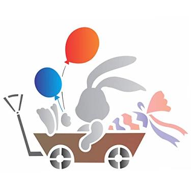 Imagem de Stencil de Acetato para Pintura OPA Simples 15 x 20 cm - 1901 Coelho Carrinho