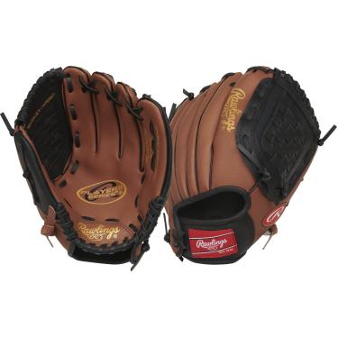 Imagem de Rawlings Meninos 26,67 cm | Idade 6-8 luva de beisebol, bronzeado escuro/preto, 26,67 cm EUA