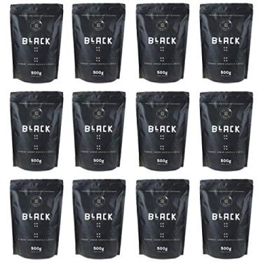 Imagem de KIT COM 12 ERVA MATE 500G PARA TERERÉ BLACK ERVA (Menta e Limão)