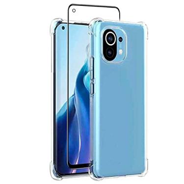 Imagem de Kit Capa Capinha Xiaomi Mi 11 Anti Impacto + Película 5D Ceramic Glass Full Cover