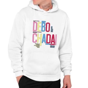 Imagem de Moletom Estampado Unissex Estilo Canguru Debochada Colorido-Unissex