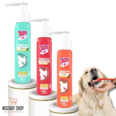 Imagem de Creme Dental Bucal Pet para Cães e Gatos 80ml (Creme)