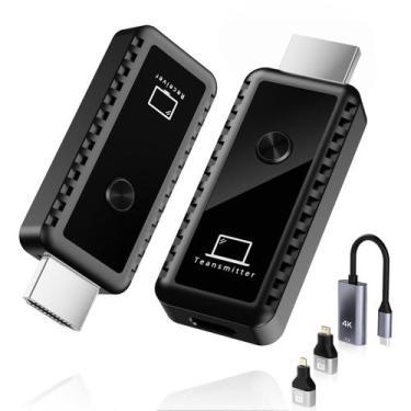 Imagem de Transmissor e Receptor HDMI Sem Fio 4K Kihoplly - Alcance de 100m