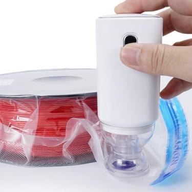 Imagem de Sacos de Armazenamento de Vácuo de Filamento, 30pcs, Com Bomba Poderosa, Dessecante, Reutilizável, Cofre de Alimentos, à Prova de Umidade, Se Encaixa Em Vários Tamanhos de