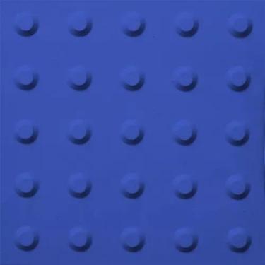 Imagem de Piso Tátil Alerta - 5mmx25x25cm Variedades De Cores Celpan (AZUL)