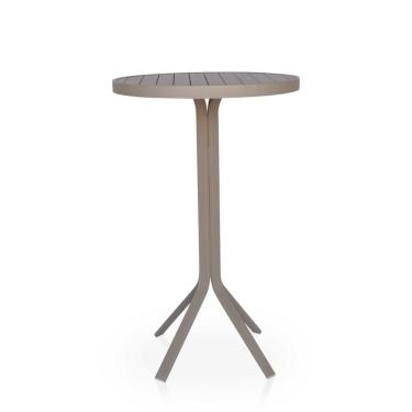 Imagem de Mesa Bistrô Alta Para área Externa, Gourmet, Churrasqueira E Jardim - Cappuccino