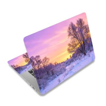 Imagem de 12,1 13 13,3 14 15,4 15,6 polegadas Laptop Skin Decalque Universal Vinil Netbook Adesivo reutilizável Notebook PC Arte Decalque Capa protetora, à prova d'água e resistente a arranhões (brilho do pôr