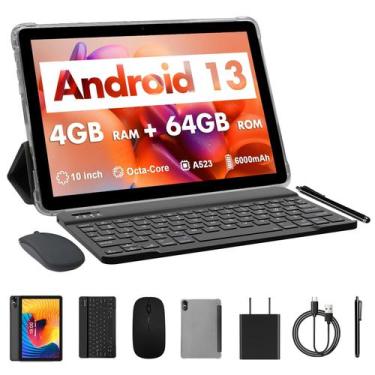 Imagem de Tablet VASOUN 10 Polegadas Android 13 - 4GB RAM + 64GB de Armazenament