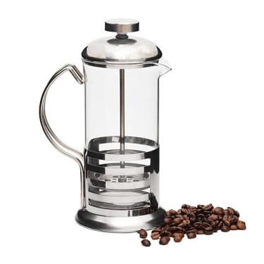 Imagem de Cafeteira Prensa Francesa Cremeira 350ML Vidro Aço Inox Resistente Formato Sortido