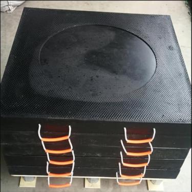 Imagem de 5 peças de almofadas de estabilização para guindaste resistente - 68.6 cm, 58.4 cm, 48.3 cm, 38.1 cm, 28.9 cm de largura para estabilizar macacos de campista, suporte durável para suporte