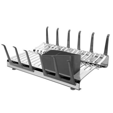 Imagem de Escorredor de Louça Aço Inox Tramontina Grafite