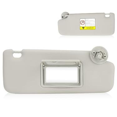Imagem de Viseira de sol cinza bege para Chevy Sonic 2012-2016, 2013-2016 Spark Without Light Right Passenger Side Sunvisor, P95327509 P95327507