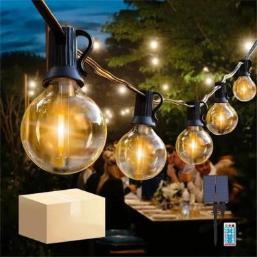 Imagem de Luzes De Cordão Para Exterior 7M/10M G40 LED Com Lâmpadas Vintage Edis