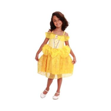 Imagem de Fantasia Princesa Bela Tamanho P - Novabrink