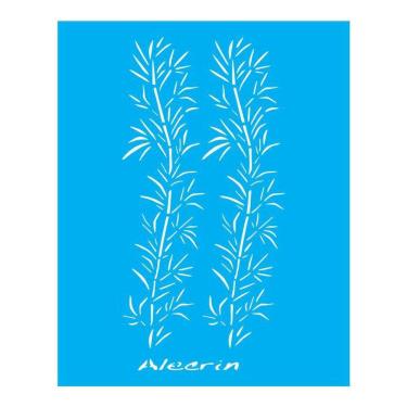 Imagem de Stencil Tamako Alecrim - 20X25Cm - Ref B463