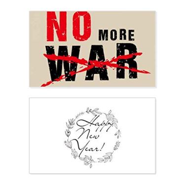 Imagem de No More War Love Peace World New Year Festival Cartão de felicitações Bless Message Present