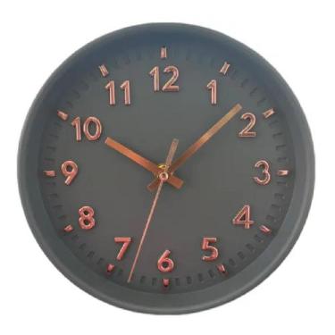 Imagem de Relógio Redondo De Parede Clássico Cozinha Quarto 20cm - Y888