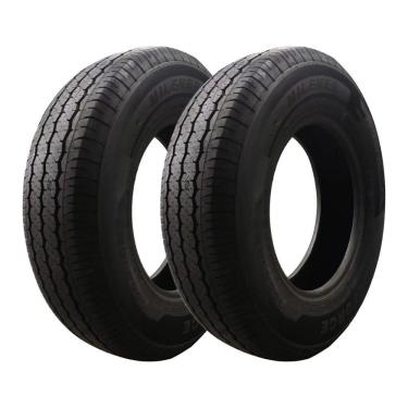 Imagem de Kit 2 Pneus Milever Aro 14C 185R14C ML150 8 Lonas 102/100R