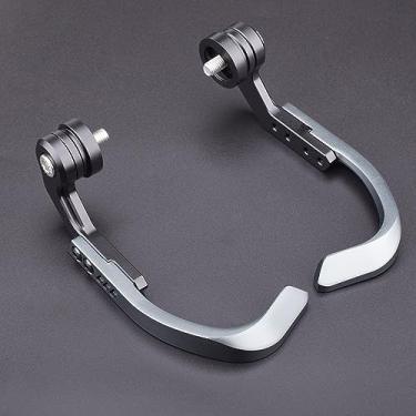 Imagem de Protetor de freio e embreagem ajustável para motocicleta compatível com Suzuki GSX-R750; GSX-R600; KATANA; GSX-S1000F;GSX-S1000;GSX-R1000;GSX-S750;SV650;SV650X;V-STROM650;DL650;V-STROM10000; (Cinza)