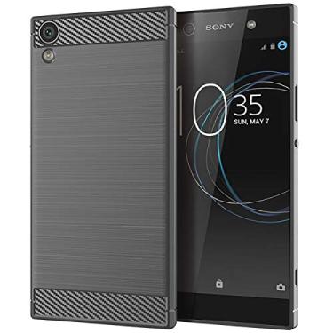 Imagem de Capa SONY Xperia XA1 Ultra, com sensação macia, proteção total, anti-arranhões e impressões digitais + capa resistente a arranhões para celular SONY Xperia XA1 Ultra