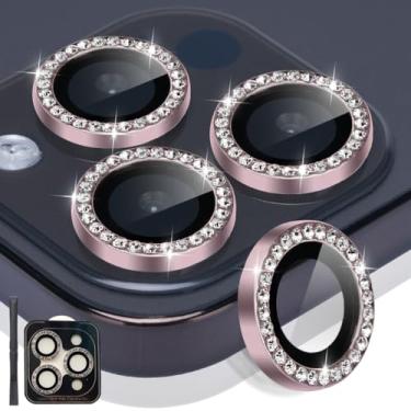 Imagem de Rayorcon Protetor de lente de câmera para iPhone 14 Pro e iPhone 14 Pro Max, protetor de lente de vidro temperado, anel de liga de alumínio, capa para câmera compatível com iPhone 14 Pro/iPhone 14 Pro