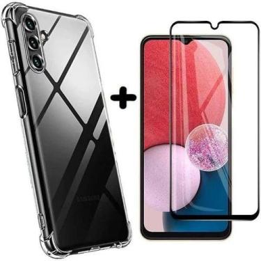 Imagem de Kit Capa Capinha Transparente + Película 3D Vidro para GalaxyA05s - LX