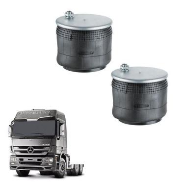 Imagem de Kit Bolsa Ar Suspensao Eixo Mb Axor Actros 2016 Completa S/S - Suspent