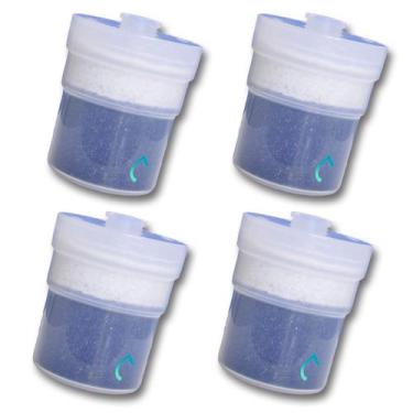 Imagem de Kit 4 Refil Filtro Purific Compatível Purificador Rosca Encaixe Transp