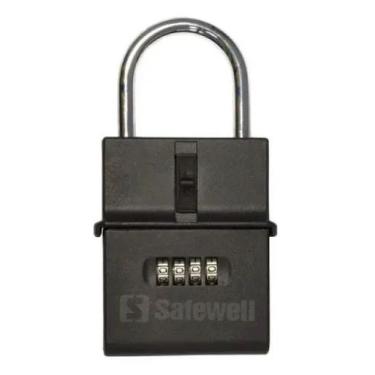 Imagem de Cadeado modelo kl0101k de 4 digitos para guardar chaves - Safewell