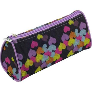 Imagem de Estojo de Lona Tube Estampado Sortido - Pacote com 06 Unidades - Goodi