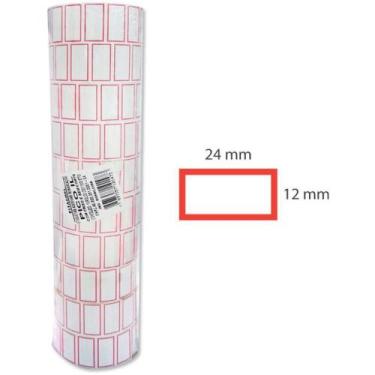 Imagem de Etiqueta para Preço Pico 1-L 24MM 1000 ETIQUETAS/ROLO Pacote com 10 - 