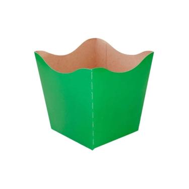 Imagem de Cachepot Montado Médio Verde Bandeira 10 Un