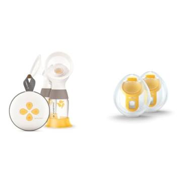 Imagem de Kit Medela Extração com Mãos Livres + Bomba Tira Leite Elétrica Dupla Swing