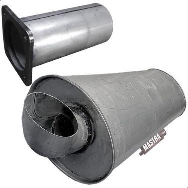 Imagem de Kit Descarga Tubo Com Freio Motor+ Silencioso 35.300 95 A 00 - Genéric