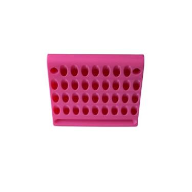 Imagem de Broca de parede e organizador de motorista – Rack de armazenamento de 34 compartimentos para brocas sextavadas de 6 mm – Compacto, durável, organizador de loja que economiza espaço – Ferramenta