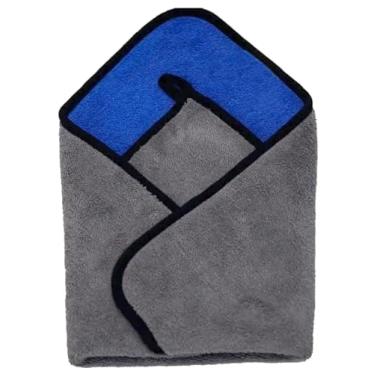 Imagem de Toalha de Microfibra Automotiva Especial 40x40cm Azul 600gsm Karbox