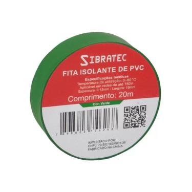 Imagem de Fita Isolante 19mm X 20m Verde Cca