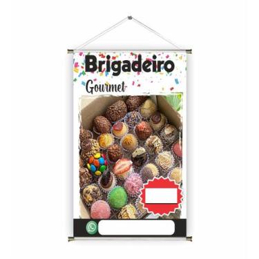 Imagem de Banner pronto Brigadeiro BA 136 medida 45x70 cm arte pronta