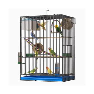 Imagem de Gaiola de pássaro, gaiola de pássaro, luxuosa, grande, reprodução, gaiola, gaiola de papagaio, gaiola de voo