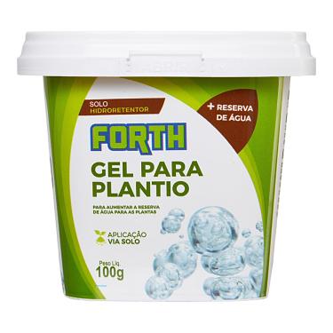 Imagem de Forth Gel para Plantio, Hidrorretentor, Tecnologia de Liberação Controlada de Água, Polímero Superabsorvente, Rega, Balde, 100g