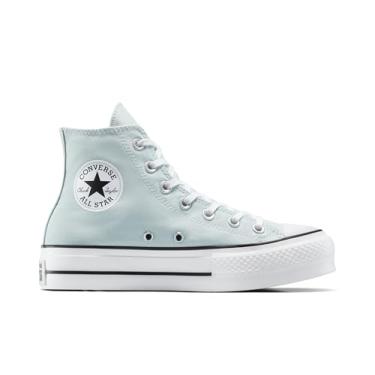 Imagem de Converse Tênis feminino Chuck Taylor All Star Lift Platform, You Dew You/Branco/Preto, 40