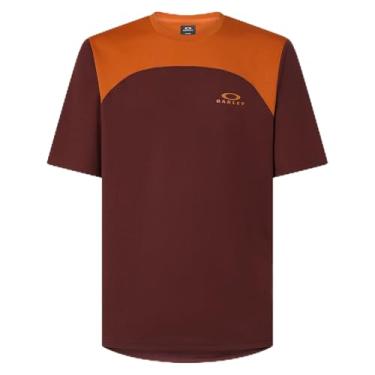 Imagem de Oakley Free Ride Camiseta masculina de manga curta, Grenache, G