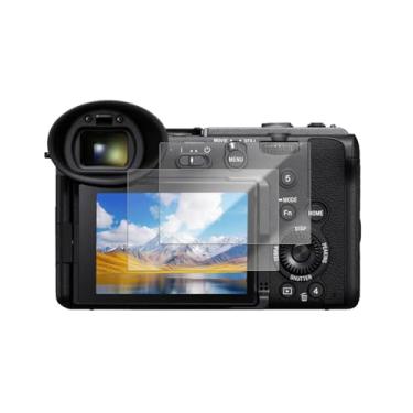 Imagem de YAJOJO Pacote com 2 películas protetoras de tela para Sony ILME-FX2-9H de dureza de vidro temperado para câmera digital Sony ILME-FX2, antiarranhões, sem bolhas, clareza HD