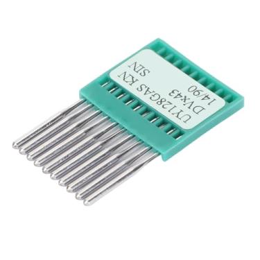 Imagem de Zerodis Agulhas de Máquina de Costura de 10 Peças Agulhas de Máquina de Costura de Bordado de Aço Melhoram a Eficiência Alta Dureza Substituição Universal para de Plana de 10 Peças